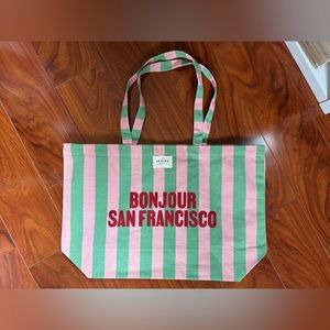 [NWOT] Sezane Bonjour San Francisco Tote